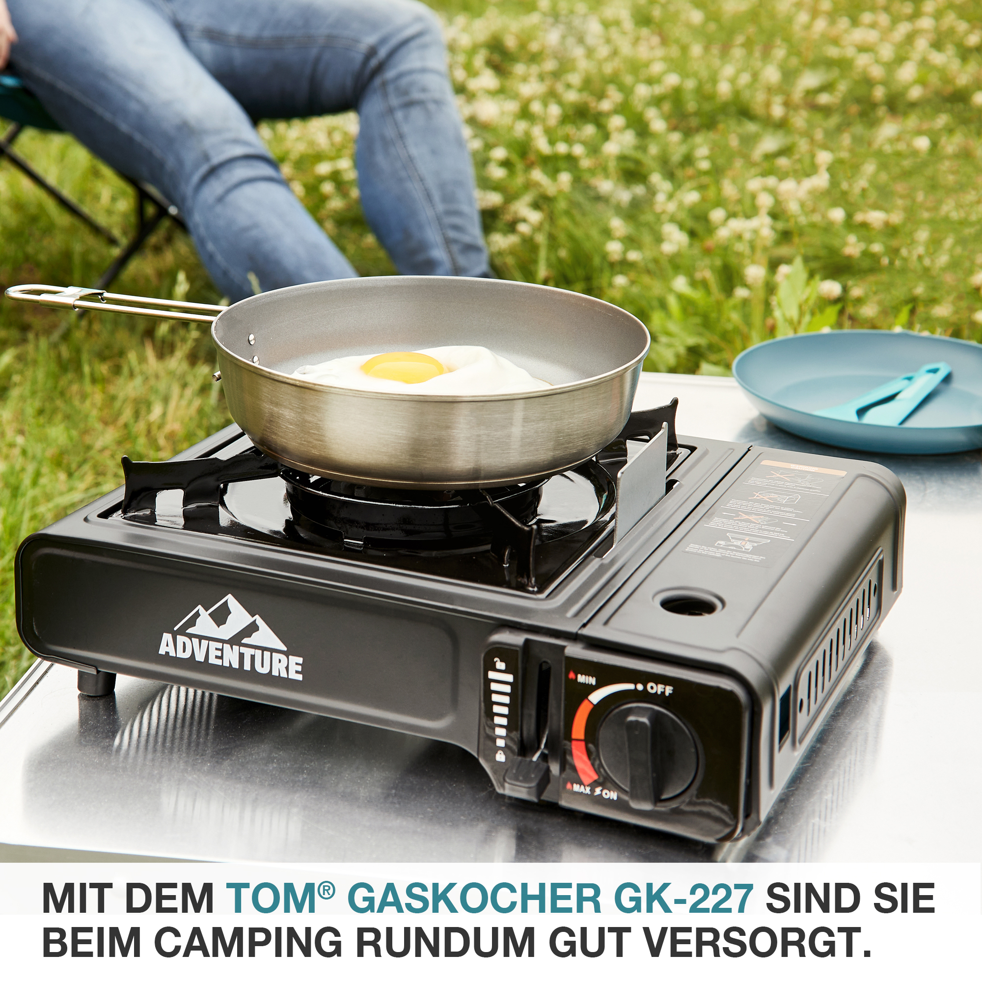 Campingkocher GK-227 - Camping - Outdoor Kochstation - Gaskocher - Herd