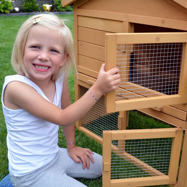 Hasenstall Villa perfekter Spaß für Kinder und Erwachsene