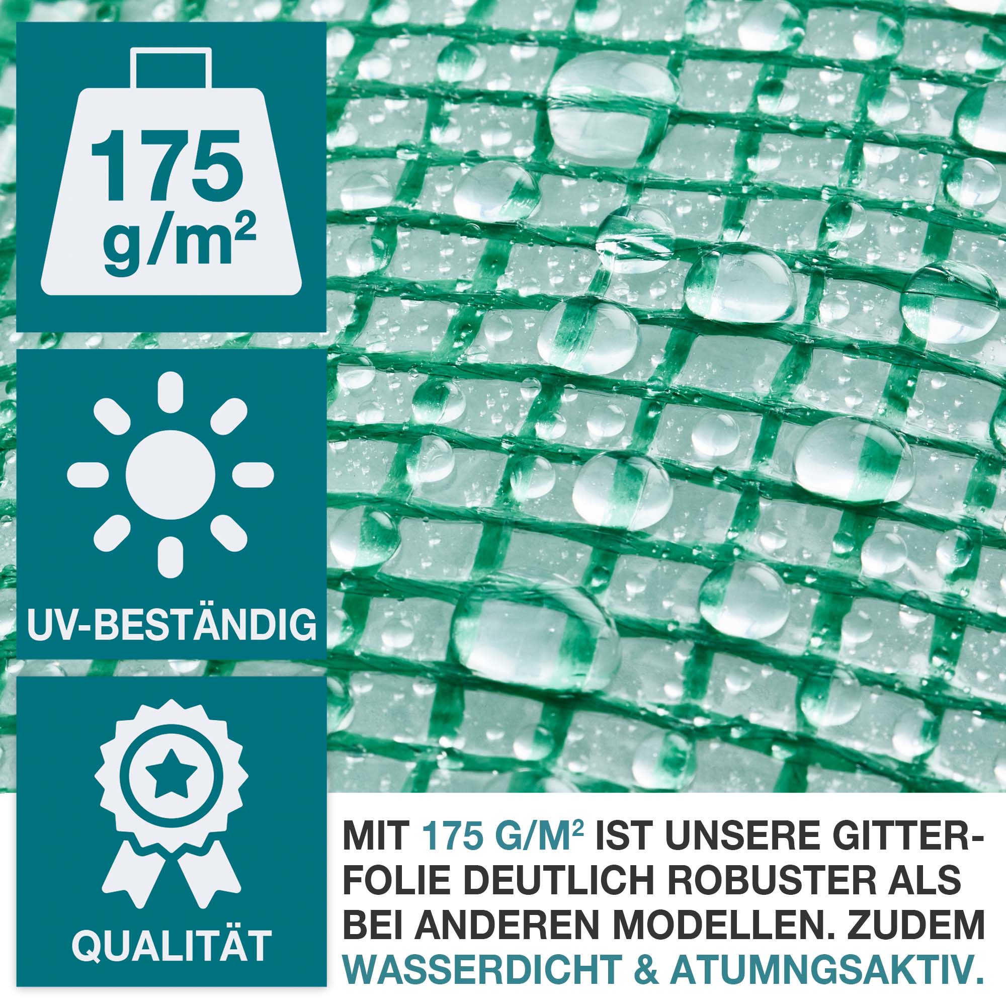 Ersatzfolie - Einfache Montage – Schutz vor Witterungseinflüssen – Effiziente Belüftung – Ideal für Gartenfreunde – Zuverlässige Qualität - UV-beständig