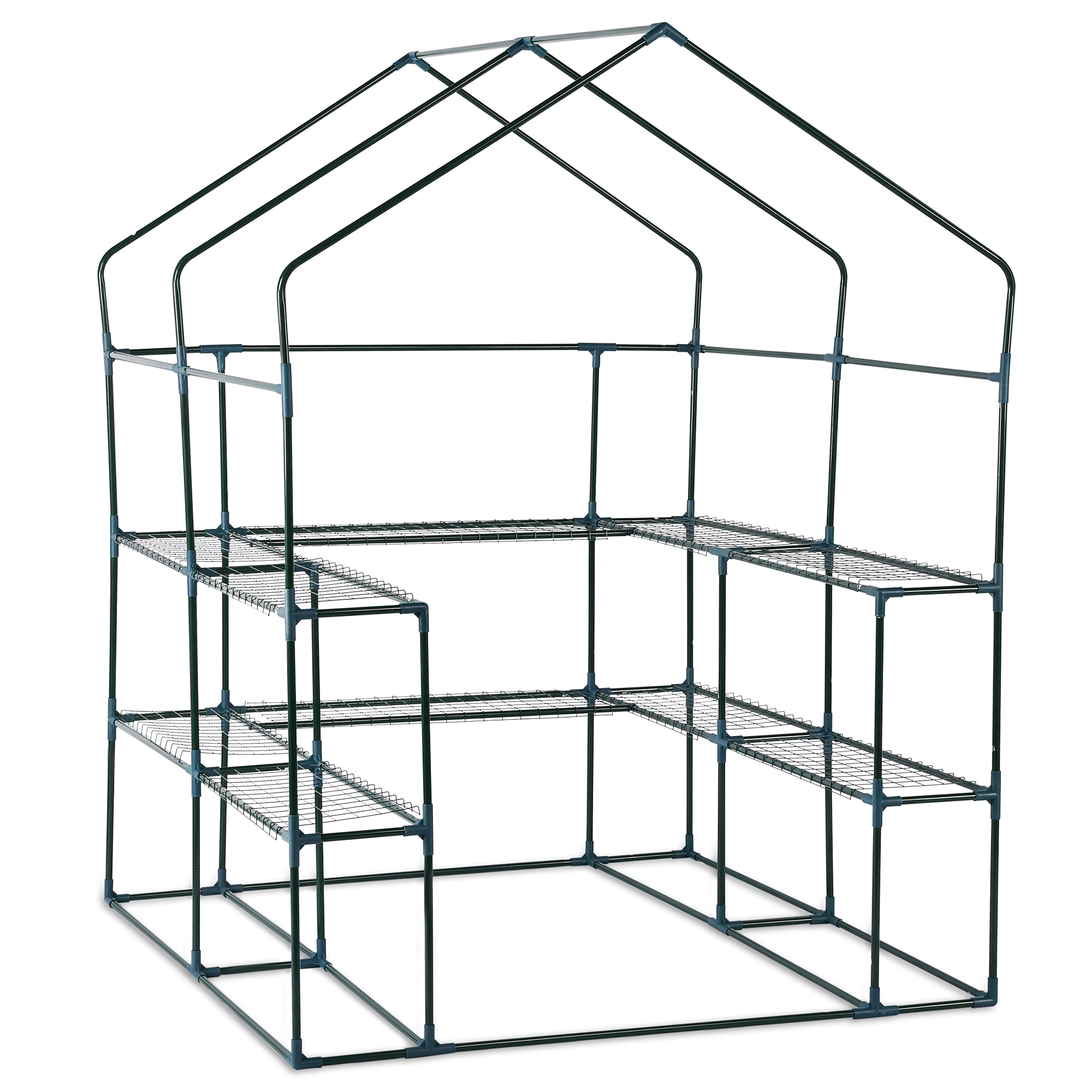 Schneller und einfacher Aufbau – Beschriftete Rohre – Starke Verbinder – Stabilität – Robuste Konstruktion – Frühbeet – Gärtnerhaus – Einfacher Zugang – Kompaktes Design – Pflanzenhaus