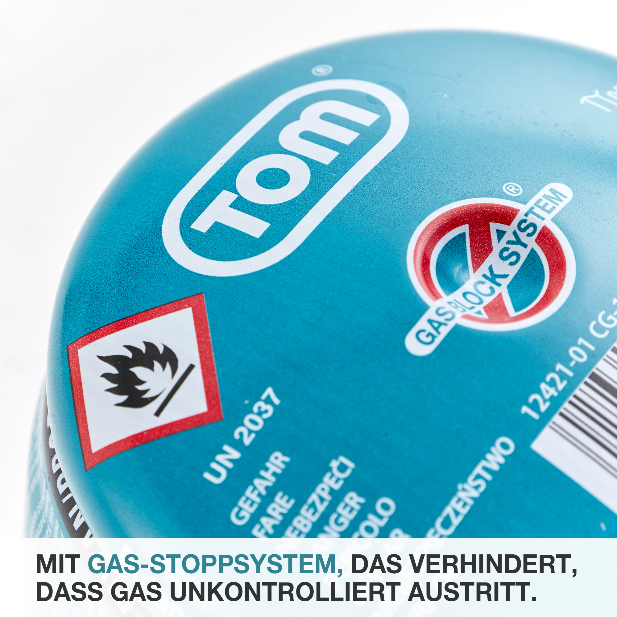 Gaskartusche mit Gas-Stoppsystem - Gas - Camping