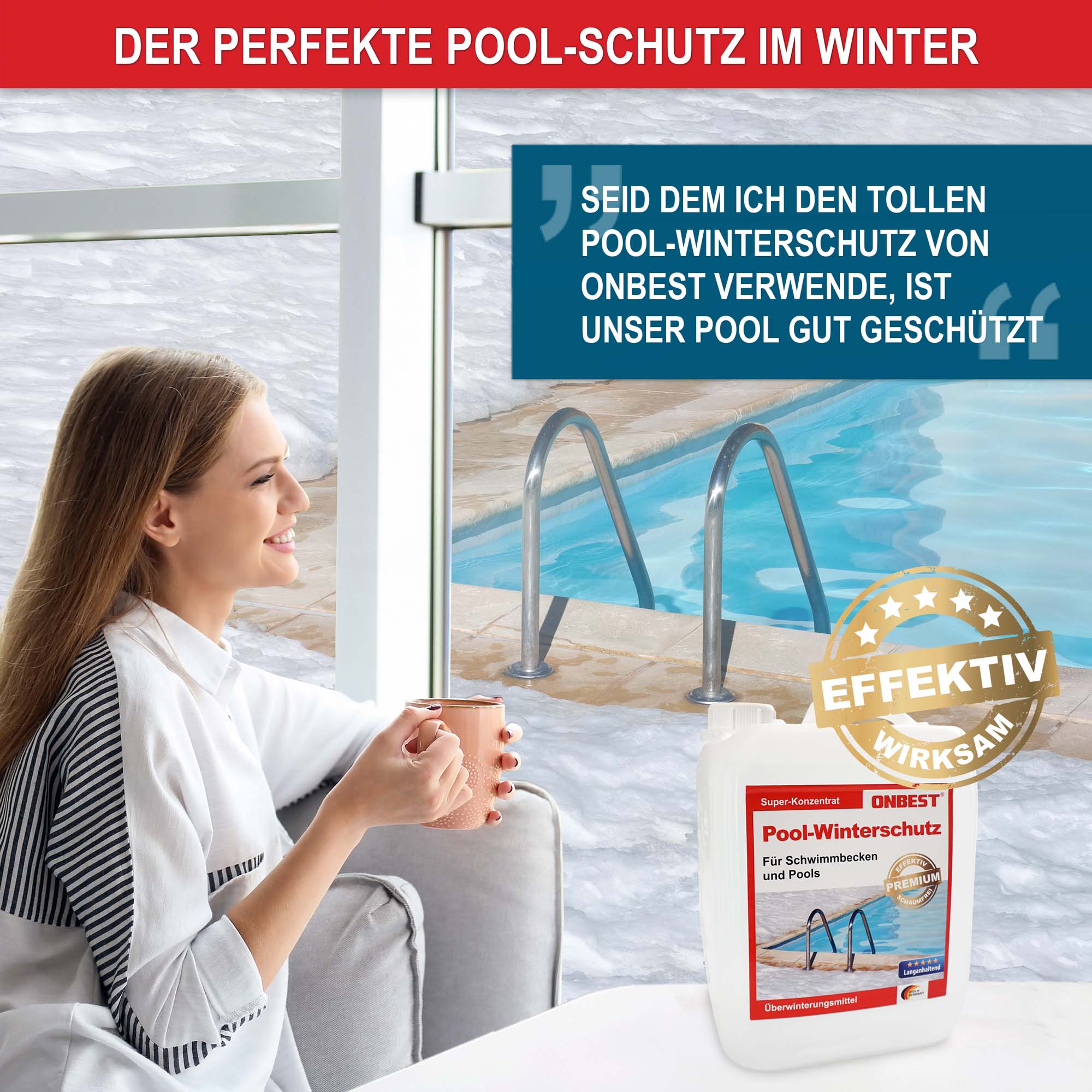 Der perfekte Schutz für Ihren Pool im Winter Winterschutz