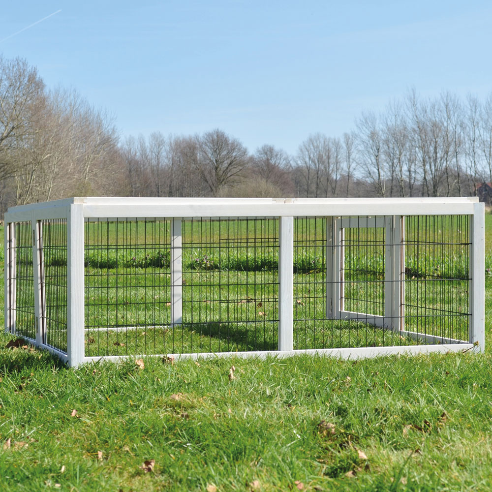 Robustes und geräumiges Auslaufgehege Rabbit Run XL für Kaninchen und Kleintiere optimal für Outdoor-Aktivitäten