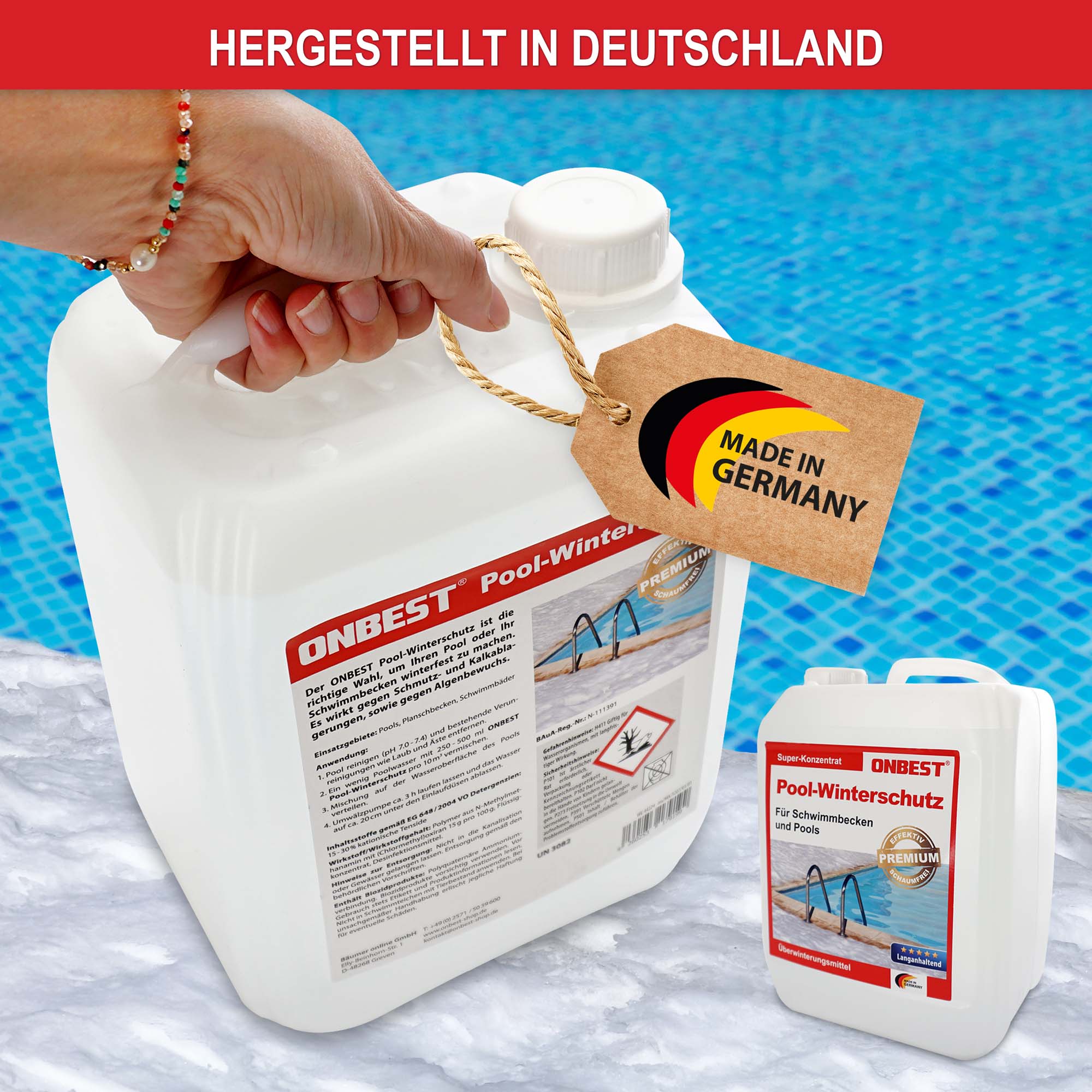 Pool Winterschutz Qualität aus Deutschland